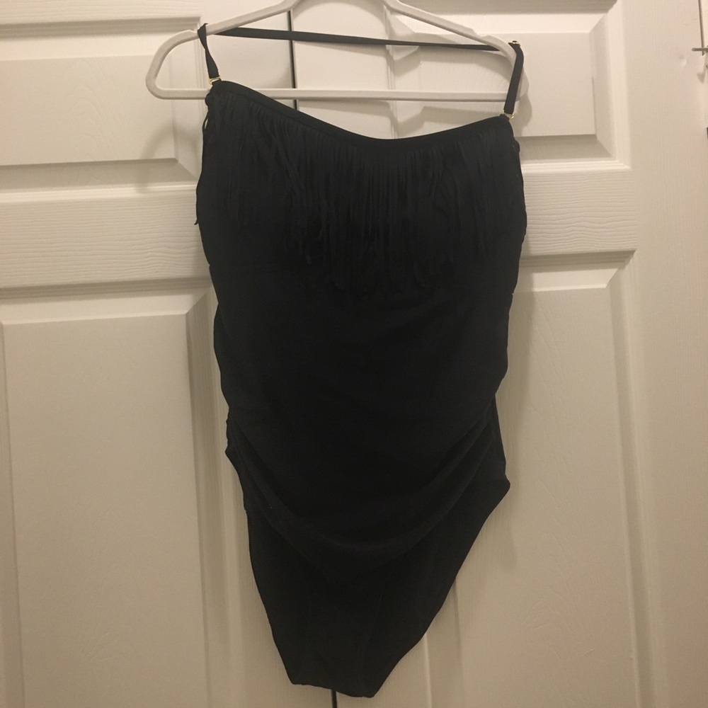 Black bathing suit one piece